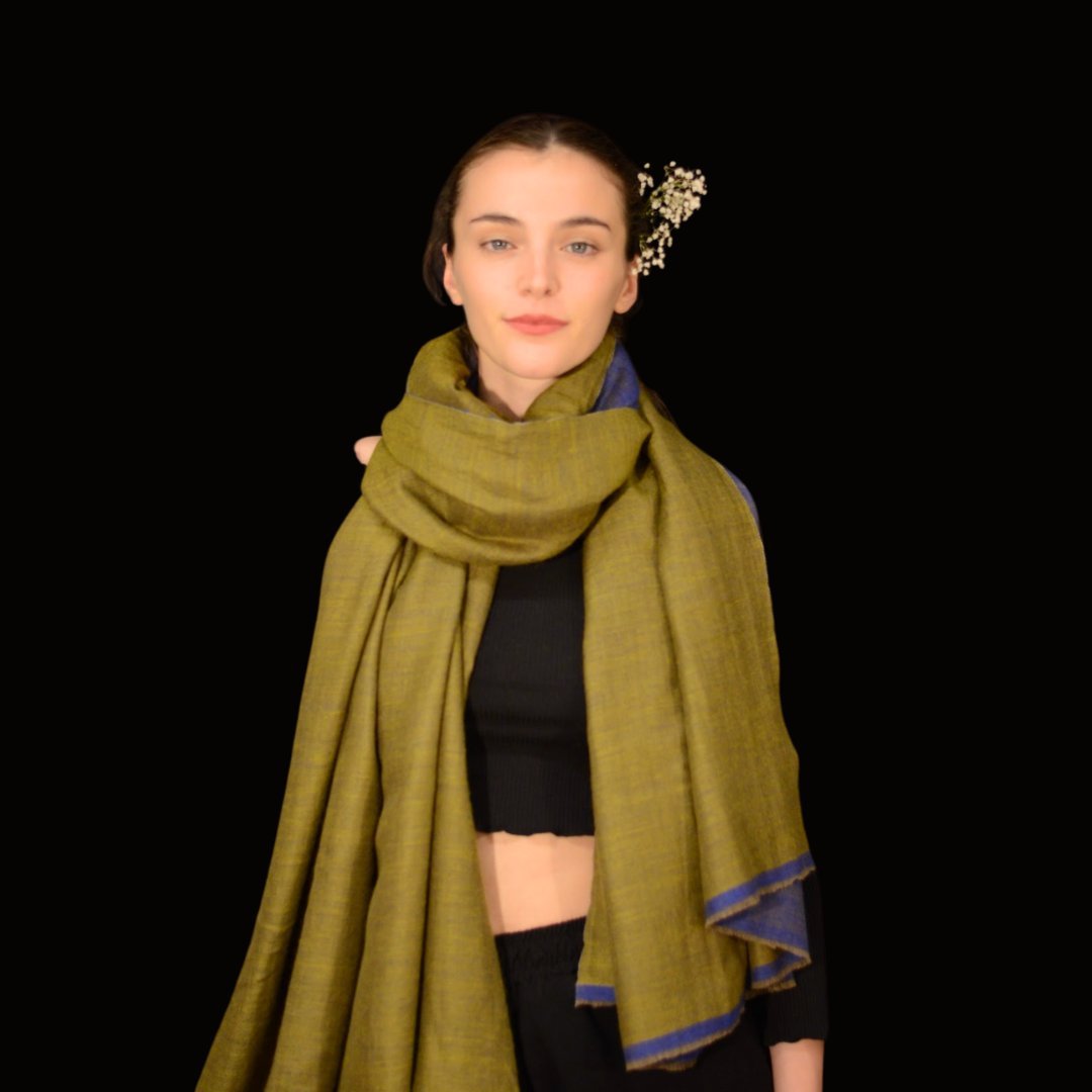 Reversible plain Pashmina shawls by Indus Weavers featuring soft, timeless minimalist elegance for everyday wear and gifting