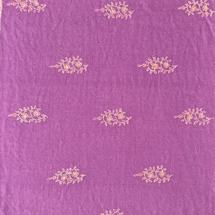 pink leafy handkerchief flat lay