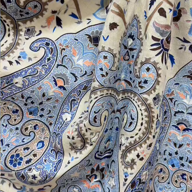 Kalamkari embroidery Pashmina shawl Cashmere