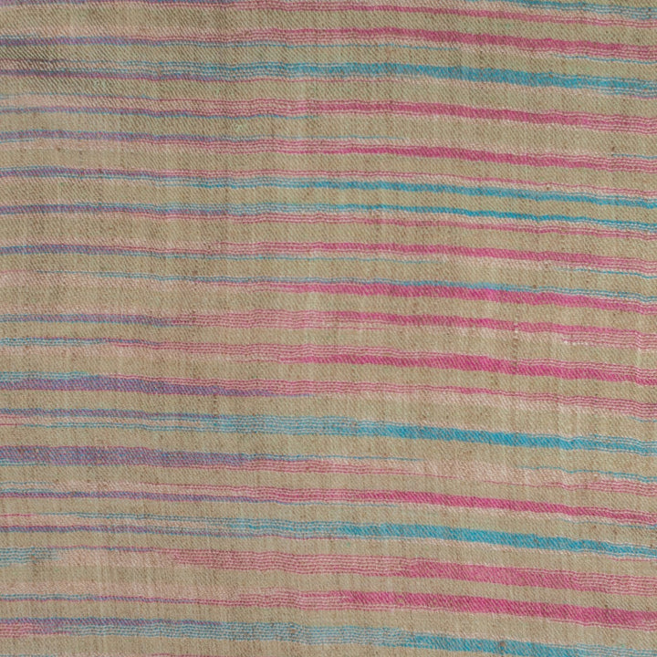 Kani Shawl - KHADI - with paisley design close up