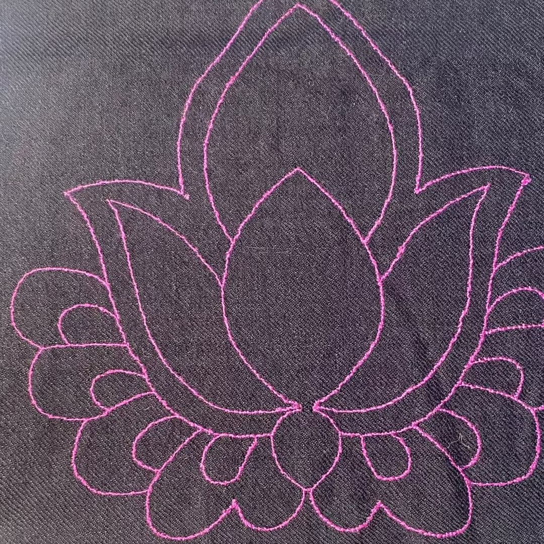 Pashmina Shawl KAMAL closeup design