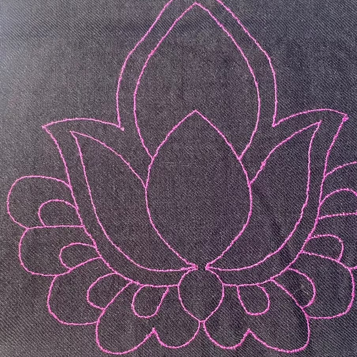 Pashmina Shawl KAMAL closeup design