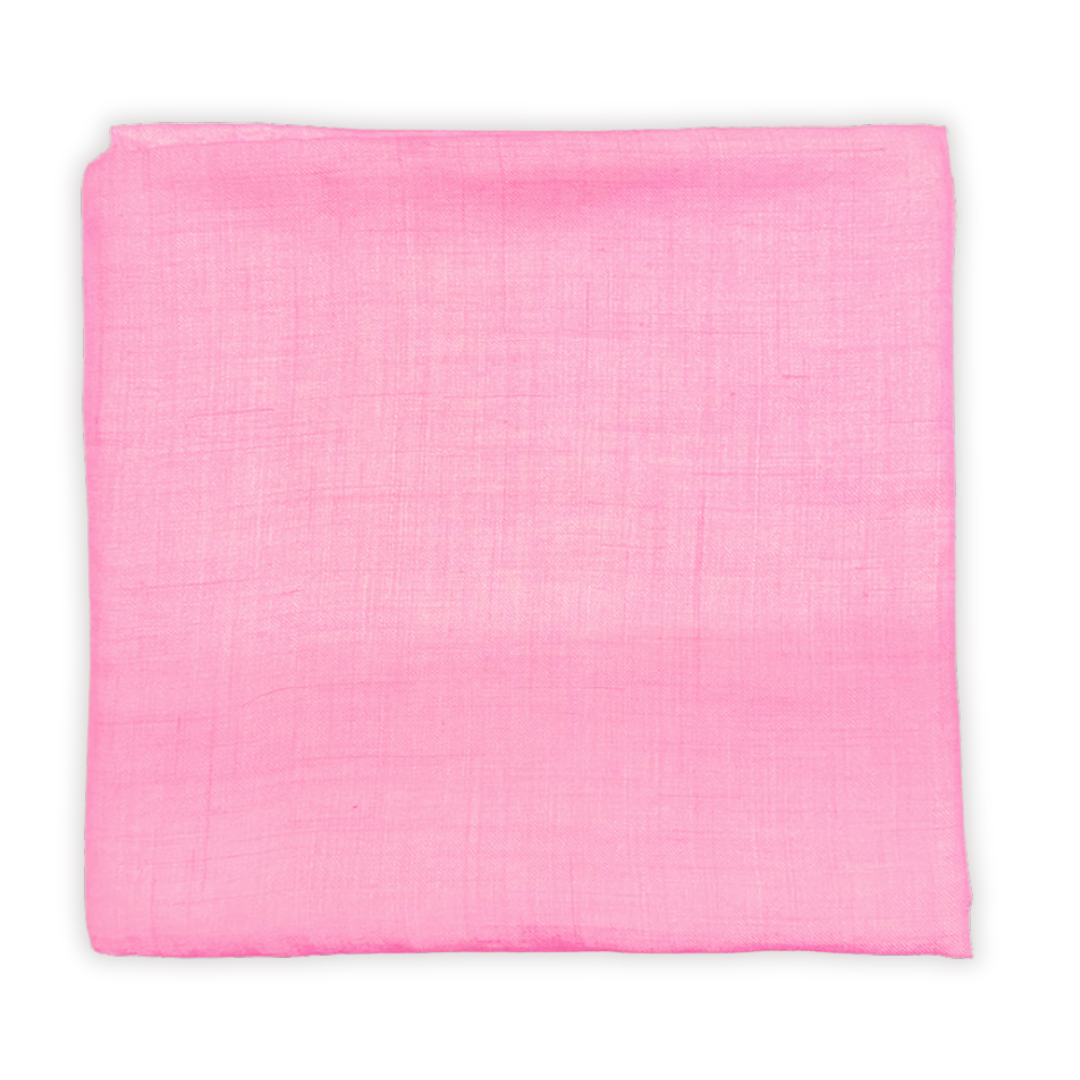 Pink pashmina shawl on a white background