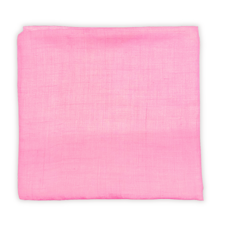 Pink pashmina shawl on a white background