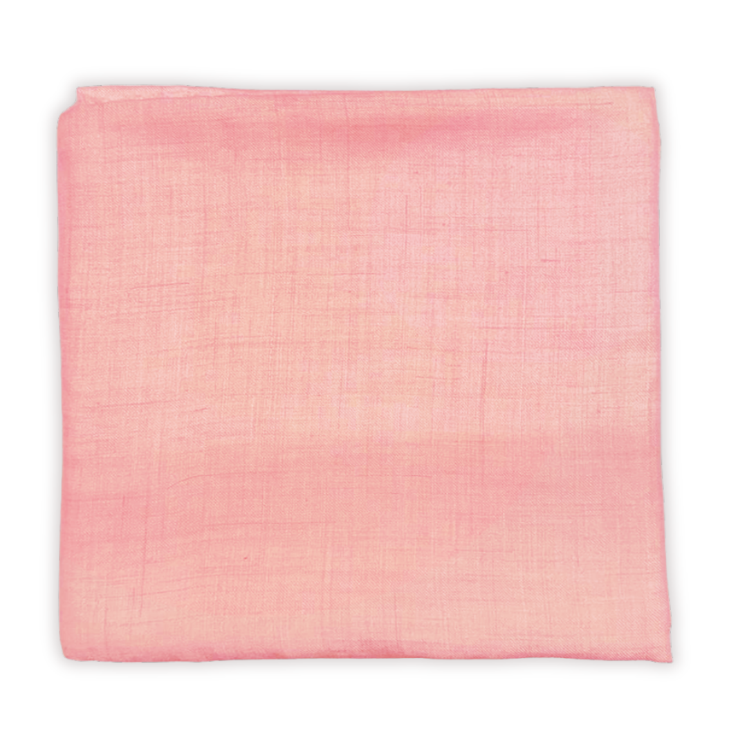Pink pashmina shawl on a white background