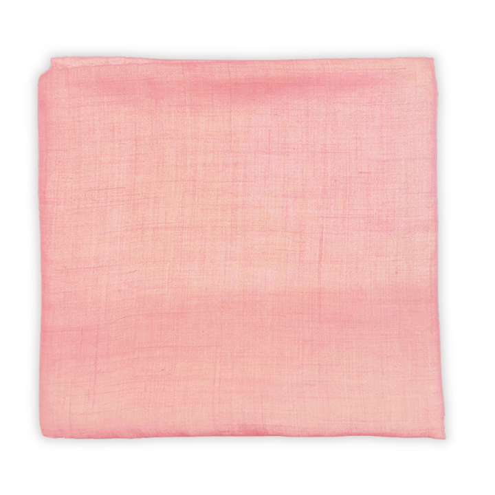 Pink pashmina shawl on a white background