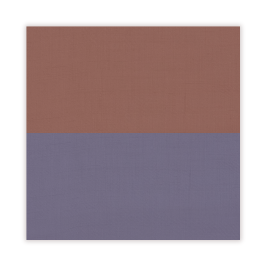 Two-tone brown and purple color swatch pashmina