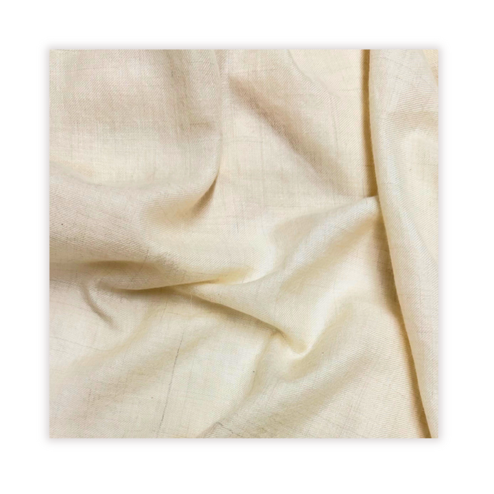 Beige pashmina texture on a white background