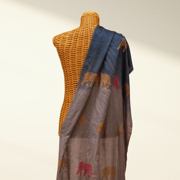 Fashion Ombre ELEFANT Pashmina Scarf Shawl Kashmir Luxury Premium - Indus Weavers