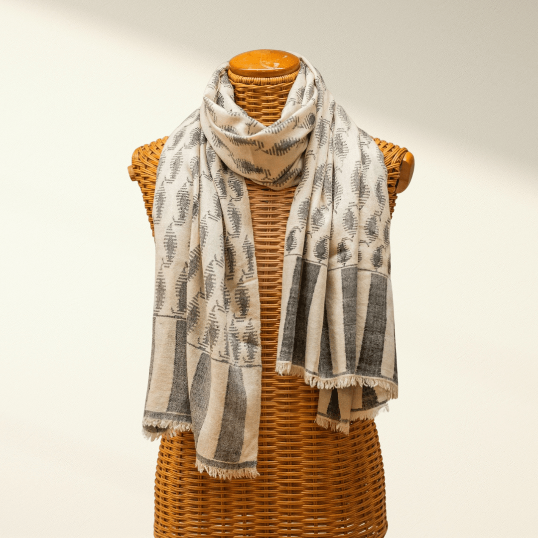 Kani Pashmina Shawl ETERNAL Cashmere Wrap Kashmir Handwoven Premium Shawl - Indus Weavers