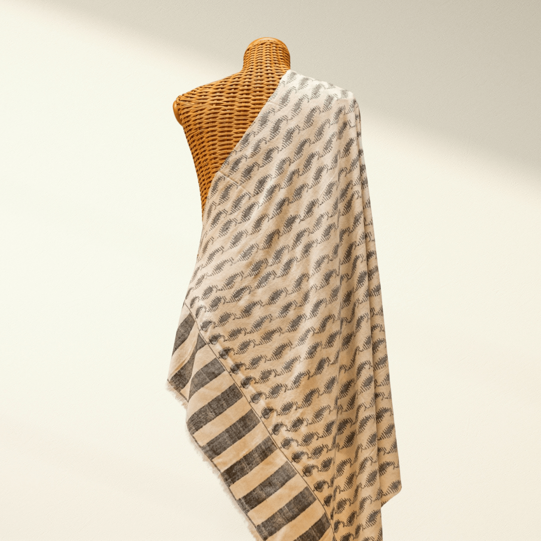 Kani Pashmina Shawl ETERNAL Cashmere Wrap Kashmir Handwoven Premium Shawl - Indus Weavers