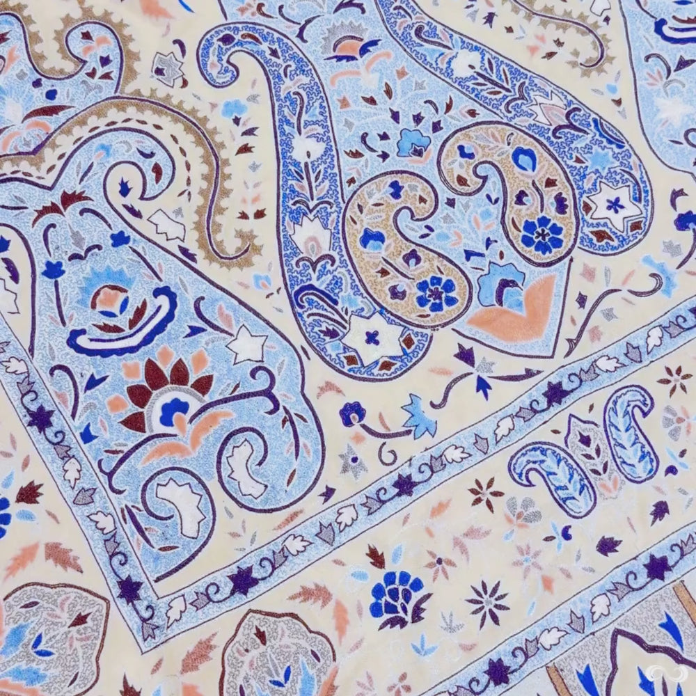 Pashmina Shawl Boteh Video