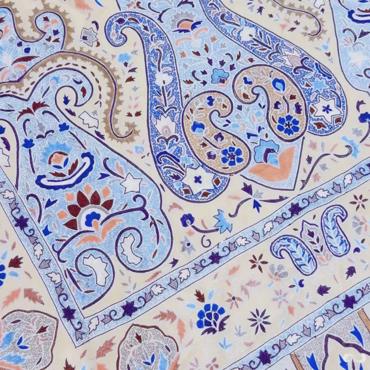 Pashmina Shawl Boteh Video