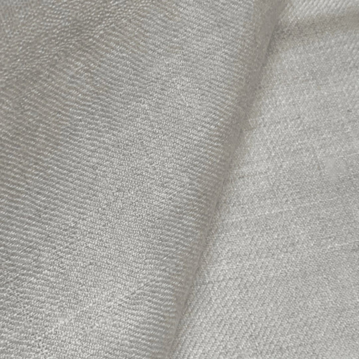 Pure Kashmiri Pashmina Stole – Ivory Natural Shade Lightweight Cashmere Wrap | Indus Weavers