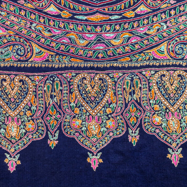 VICTORIA Jamawars Pashmina Shawl – Soft Handcrafted Wrap - Indus Weavers